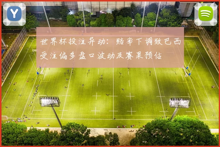 世界杯投注异动:赔率下调致巴西受注偏多盘口波动及赛果预估