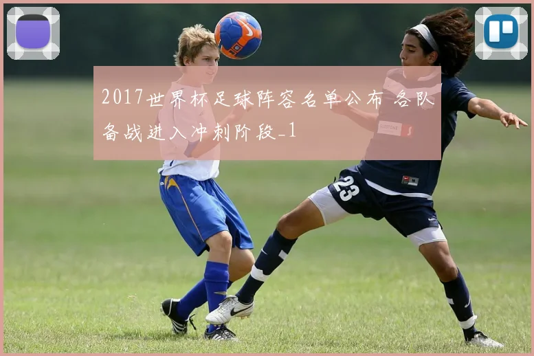 2017世界杯足球阵容名单公布 各队备战进入冲刺阶段_1